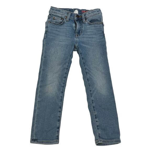 Boys Crewcuts Jeans sz 6 adjustable waist tabs Medium Wash straight leg jeans - Picture 1 of 11
